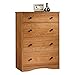 Sauder Beginnings 4 Drawer Chest, Highland Oak