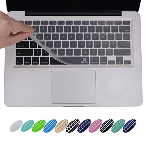 UPC 726630709051, FORITO Ultra Thin Keyboard Skin for Macbook Air 13/Pro 13/Pro 15, Macbook Wireless Keyboard and iMac, for 13&quot; 15&quot;and 17&quot; With/Without Retina (Clear)