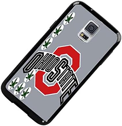 Ohio State Buckeyes with Grey (Gray) Background Custom Shockproof Plastic Case By S and S Accessories(TM) for Samsung Galaxy S5 ACTIVE