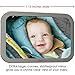 Lusso Gear Baby Backseat Mirror for Car. Largest and Most Stable Mirror with Premium Matte Finish, Crystal Clear View of Infant in Rear Facing Car Seat - Secure and Shatterproof (Gray)