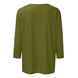 3/4 Sleeve Shirts for Women Summer Lightweight