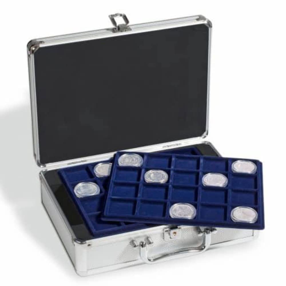 coin case for 144 2-Euro coins in capsules, incl. 6 coin trays