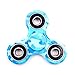 Fidget Toy Spinner with Precision Steel Bearing - High-Speed Tri Hand Spinners for Stress Relief, Relaxation, Improved Focus, Autism and ADHD Syndrome - Built Stronger and Spins Longer (Blue camo)