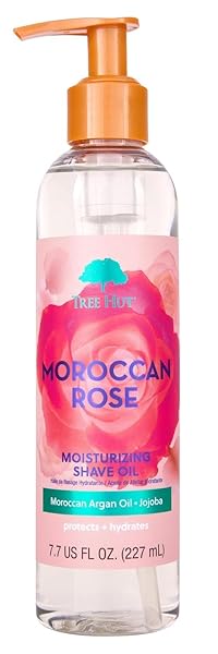 TREE HUT MOROCCAN ROSE MOISTURIZING SHAVE OIL, HYDRATING...
