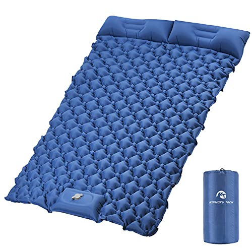 Kinmoku Sleeping Pad for Camping 2 Person Sleeping Pad with Pillow