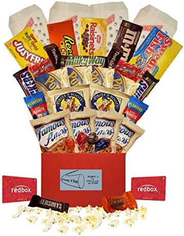 Plenty 4 You Ultimate Movie Night with Popcorn Candy Cookies Variety (Box Redbox Codes)