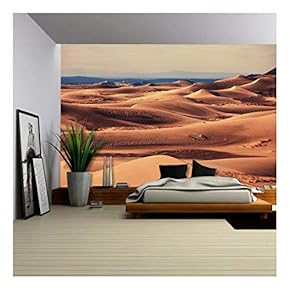 Sand Dunes in The Sahara Desert - Removable Wall Mural | Self-Adhesive Large Wallpaper - 66x96 inches