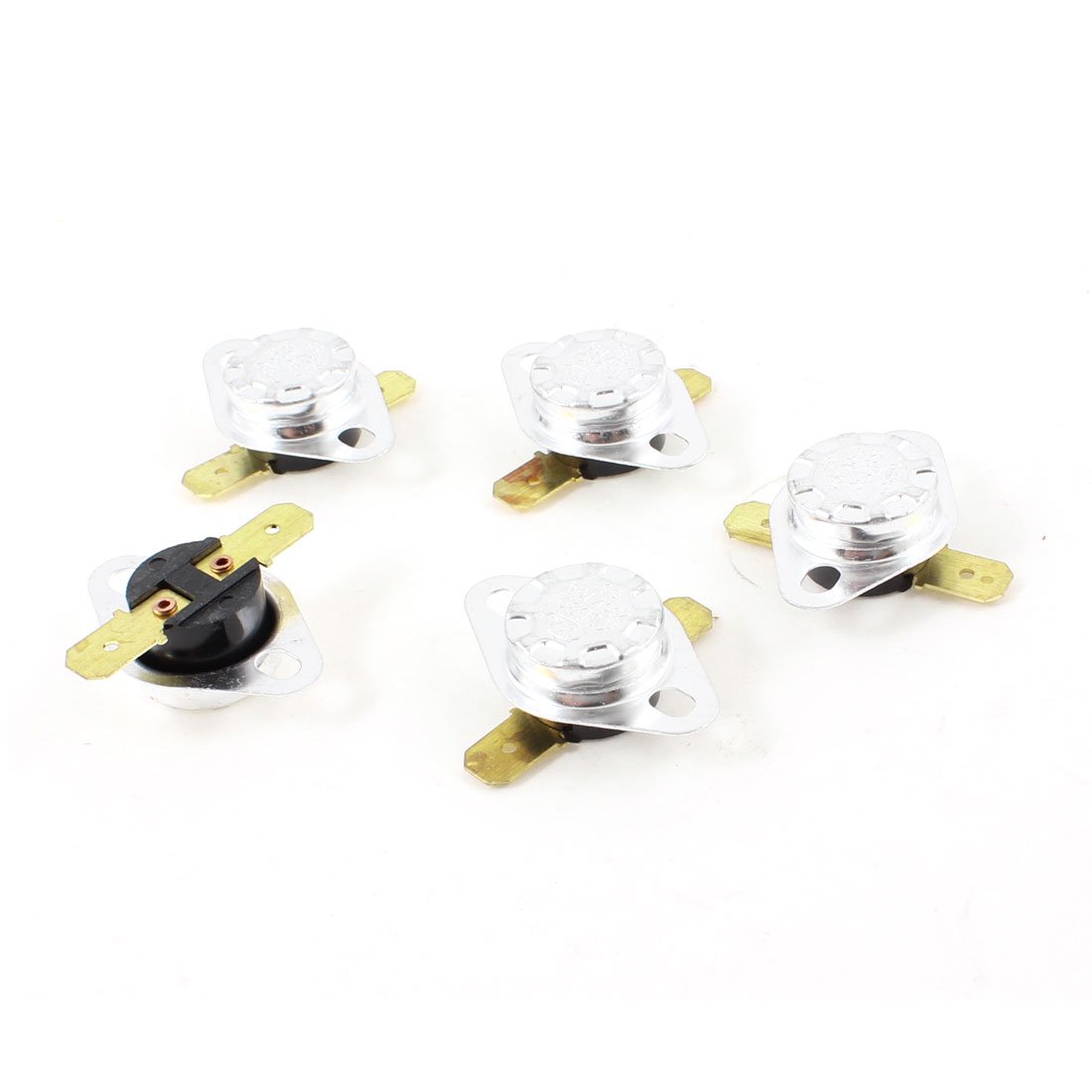 sourcingmap 5pcs 65C 149F NC Normal Close Thermostat Temperature Thermal Switch KSD301