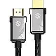 Silkland HDMI ARC Cable for Soundbar 3.3FT, [e ARC, ARC, HDCP 2.2, Ethernet] High Speed 18Gbps HDMI Cable, Braided HDMI Cord for Sound bar, UHD TV