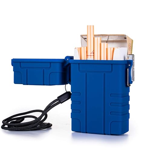 waterproof cigarette case with lighter OLDENDO 16pcs Cigarettes Container Box, Airtight Joint Holder Cases Smell Proof (Black) : Health & Household Buy Smokezilla Survival Lighter and