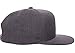 6089M Classic Snapback Pro-Style Wool Cap by Flexfit (Dark Heather)