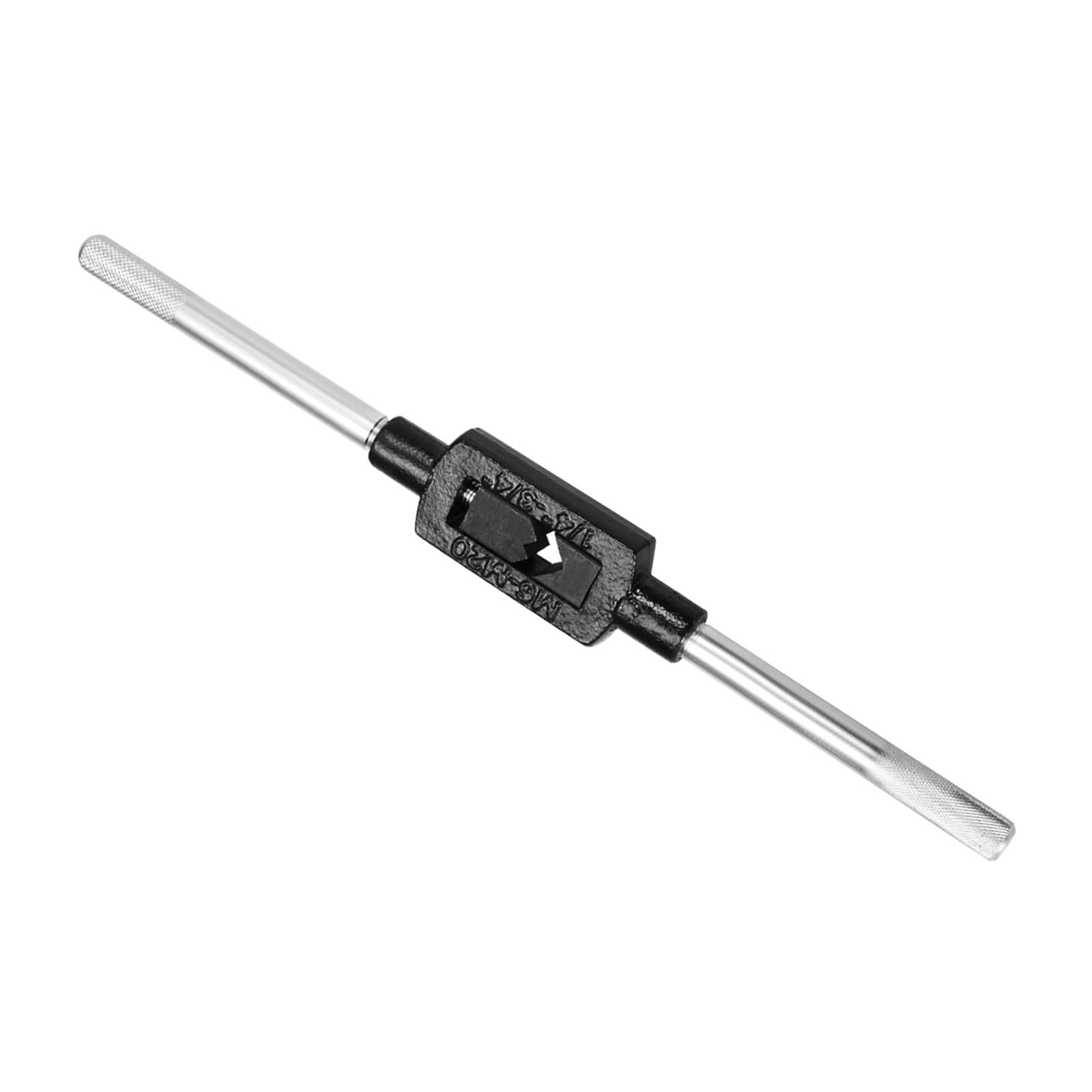 CoCud Tap Wrench, Fit M6-M20 (1/4"-3/4", UNC/UNF), Adjustable Single End Wrench Reamer Tapping Hand Tool