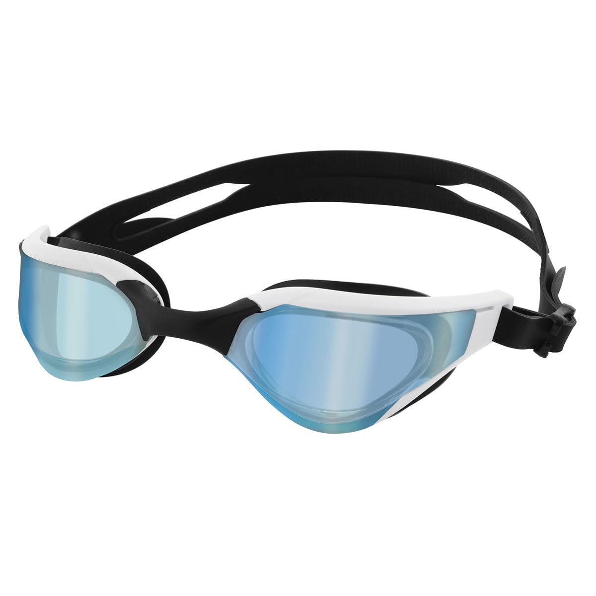 SEAC Rocket, an open water Swimming and Pool Goggles for Men and Women, black/white LS