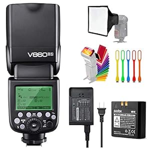 Godox V860II-S High-Speed Sync GN60 1/8000 2.4G TTL Li-ion Battery Camera Flash Speedlite Light Compatible for Sony…