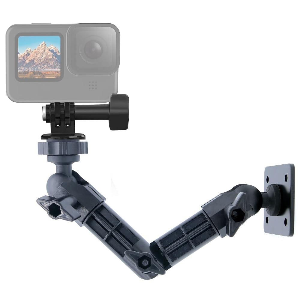 Wall Mount, Foldable Stand Holder compatible with Gopro 11 10 9 8 7 6 5 3+ 3 2 1 Action Camera