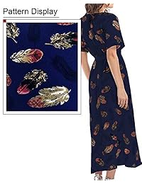 Vestido de mujer con cuello en V y mangas cortas, estilo bohemio, para fiestas de verano