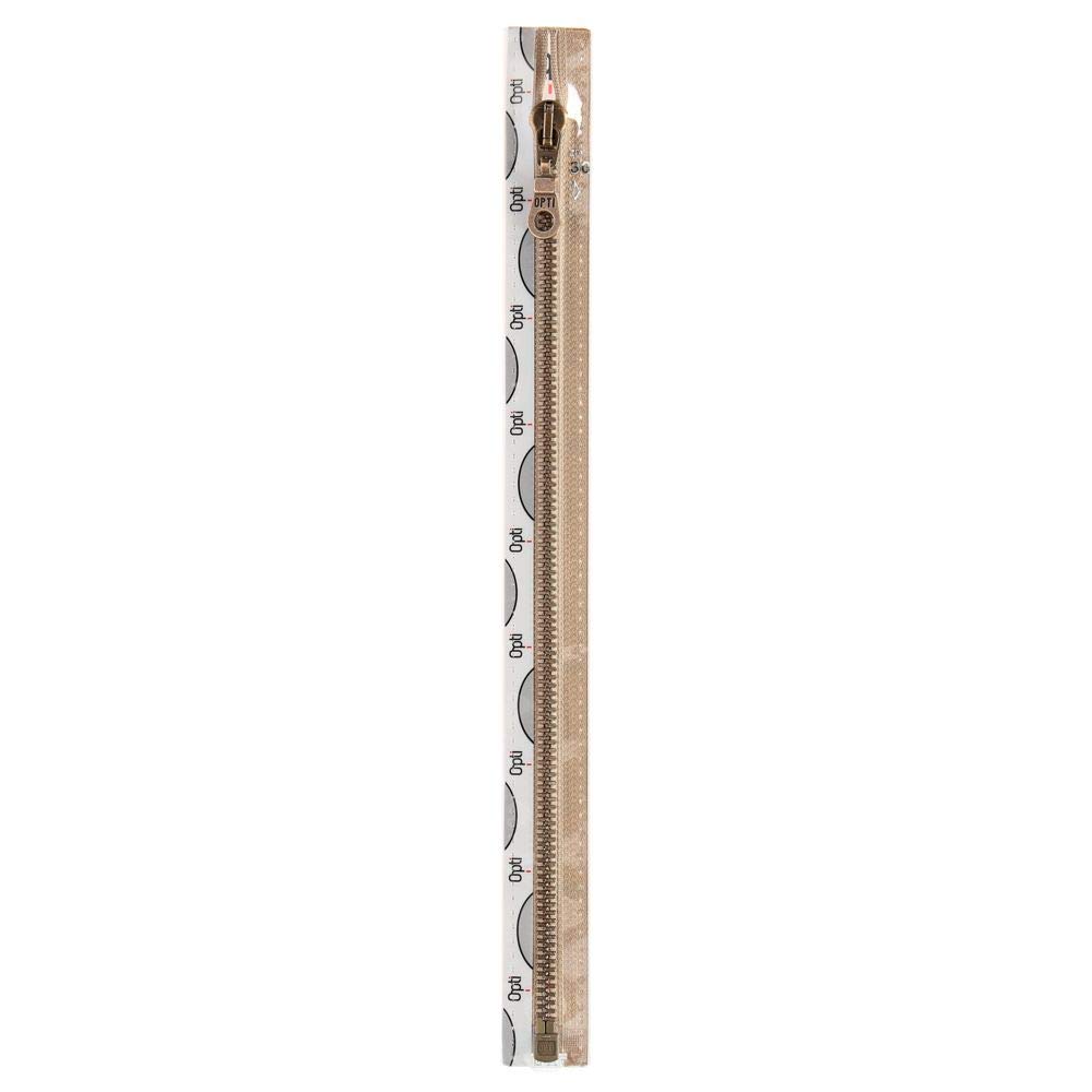 Opti Zip Fastening, 00886 Brown, 50 cm