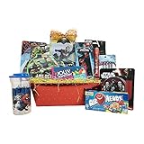Gift Baskets - Ultimate Superhero Fun & Games Includes Ave - 10 Items For Kids