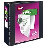 Avery Durable View 3 Ring Binder, 4 Inch EZD