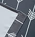 HLC.ME Arrow Print Thermal Grommet Blackout Patio Door Curtain for Sliding Doors - Extra Wide Windows - Dining Room - 100
