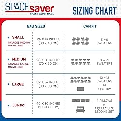Spacesaver Premium Bags, 80% More