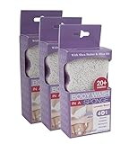 Spongeables 20 Plus Body Wash in a Sponge Lavender Bloom -3 Pack