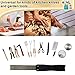 Goodia 400/600Grit Pocket Knife Sharpener, Double Sided Diamond Kitchen Knife Sharpener Outdoor Camping Sharpening Tool