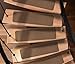 House, Home and More Set of 12 Attachable Indoor Carpet Stair Treads - Toffee Brown - 8 Inches X 30 Inches
