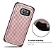 Samsung Galaxy S7 Edge Case, Qadou Adaptive Dynamic Soft Polymer Shockproof Case Protective Cover nonslip Phone Case for Samsung Galaxy Gear S7 edge Smartphone (Rose Gold)