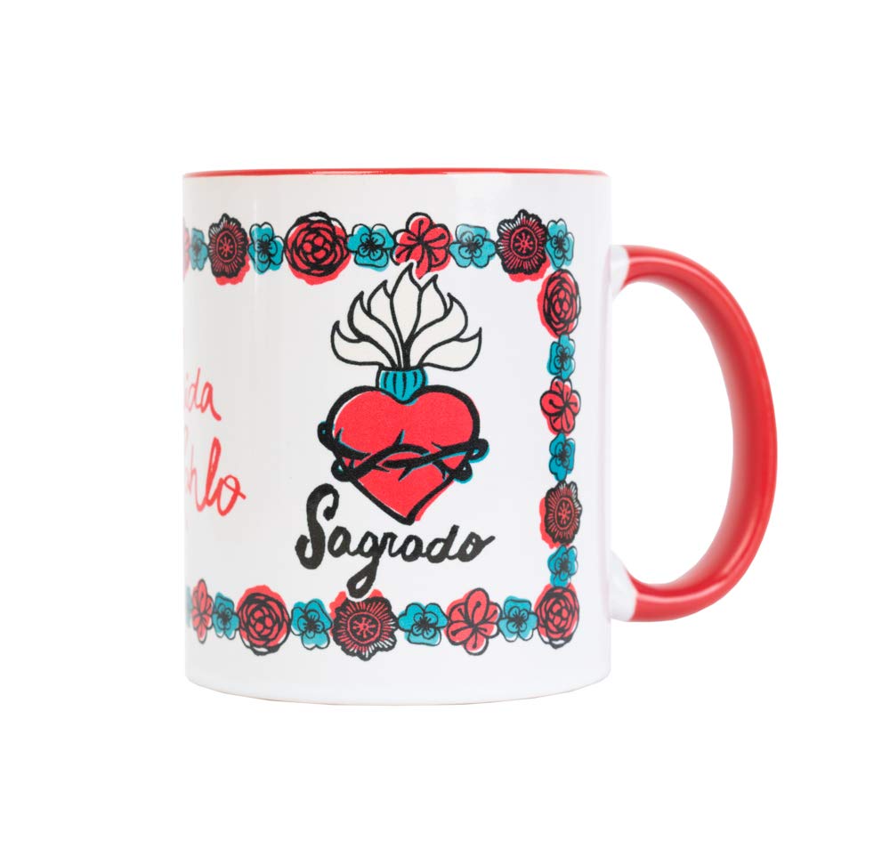 Grupo Erik Ceramic Mug Frida Kahlo | 11.8 oz - 350 ml Coffee Mug Tea, Cool Mugs and Cups | Frida Kahlo Gifts Under 10 Pounds, Art Gifts for Friends
