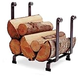 Enclume Hearth Log Rack, Hammered Steel
