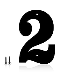 10 Inch Metal House Numbers, House Address Letters