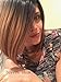 Netgo Black and Brown Ombre Bob Wig Short Straight Synthetic Full Wigs for Black Women