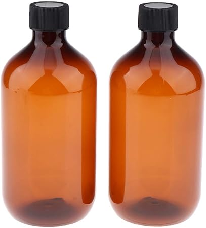 Amazon ローションボトル シャンプーボトル 遮光瓶 空ボトル 遮光ボトル Uv保護 500ml 全2色 茶色 Dynwave コスメ用詰替え容器 通販