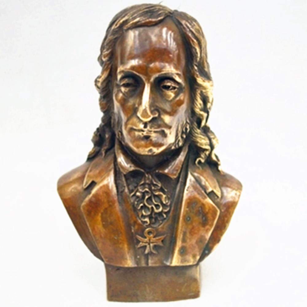 ULDQ Statue Art Sculpture Ludwig Van Beethoven Western Characters Sculpture Study Decorations