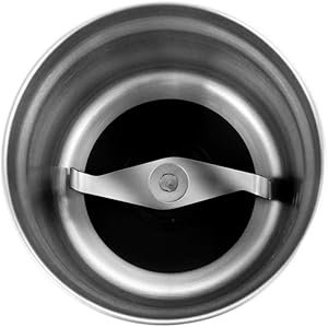 CHULUX Electric Coffee Spice Grinder Replacement Cup,Detachable Stainless Steel Grinding Cup with Built-in SS304 Blade and 70g Capacity for Coffee Beans and Dry Spices