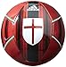 adidas Performance AC Milan Soccer Ball, Victory Red/Black/White, Size 5