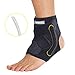 Bracoo Ankle Brace, Dual Spring Stabilizers, Open-Heel, Adjustable Support – Dynamic Splint Flexion Resistance, Joint Stress Reduction & Rehabilitation, FP30, S/M