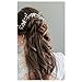 SUMAJU Wedding Hair Pins Set, 2 Pack Silver Crystal Rhinestone Bride Hair Pins,Bridal Hair Pieces Hair Accessories for Women Wedding