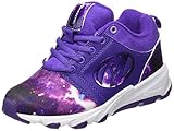 Heelys Hightail Sneaker (Little Kid/Big Kid), Purple/Lilac/Galaxy, 4 M US Big Kid