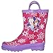 Disney Frozen Girls Anna and Elsa Pink Rain Boots - Sizes Infant Toddler (9 M US Toddler)