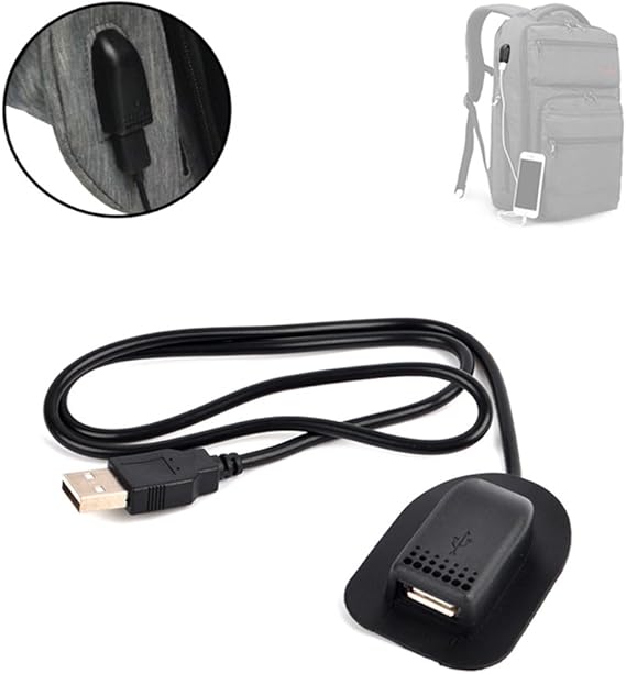 usb port on backpack