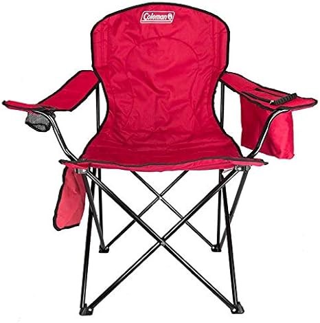 coleman oversized quad chair with cooler pouch