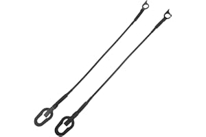 HZ-MONSTAR Tailgate Support Cable Strap Left & Right Compatble with 1994-2002 Dodge Ram 1500 2500 3500, Lift Gate Support Straps Pickup Replace 55345124AB 55345125AB
