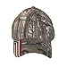 Realtree Xtra Camo and American Flag Baseball Hat, Camo w/USA Flag