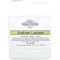 Sodium Lactate, 16 Oz, Safety Sealed Container. 60% Concentration USP Natural Preservative Made in The USA