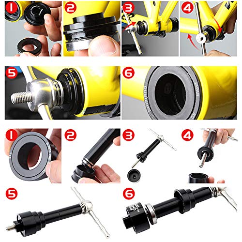 Ownsig Bike Bicycle Bottom Bracket Installation Tool, Bike Headset or BB Cup Press Install and Remover Tool