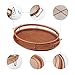 Gelinzon Copper Crisper Tray Oven Air Fryer Pan (Ellipse)