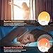 Wake Up Light, Alarm Clock with Recording Function, 7 Colors Night Light, Sunrise Simulation Snooze for Kids, Heavy Sleepers, FM Radio 8 Natural Sounds &30 Adjustable Bright