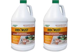 Pro Products American Hydro Systems 2662 Rid O' Rust Liquid Rust Stain Remover, 1 Gallon, 2 Pack